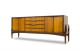 Mid Century Modern Rosewood And Zebrano Rocket Leg Credenza,  Media Console By Eon Mid-Century Modernism photo 2