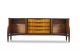 Mid Century Modern Rosewood And Zebrano Rocket Leg Credenza,  Media Console By Eon Mid-Century Modernism photo 4