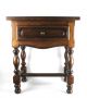 French Antique Nightstand Bedside Table Solid Oak Country Style 1900-1950 photo 9