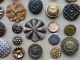 50 Antique Victorian Metal Picture Buttons Buttons photo 3