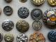 50 Antique Victorian Metal Picture Buttons Buttons photo 5
