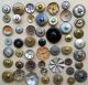 50 Antique Victorian Metal Picture Buttons Buttons photo 6