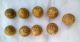 9 Antique Half Round Buttons Celluloid Bakelite Not Cleaned Buttons photo 1