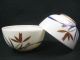 Vintage Japanese Signed Porcelain Tea Cups Orchid Print Glasses & Cups photo 4