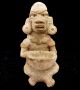 Zapotec Seated Clay Figurine Ceramic Pottery Statue Antique Pre Columbian The Americas photo 1