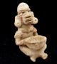 Zapotec Seated Clay Figurine Ceramic Pottery Statue Antique Pre Columbian The Americas photo 2