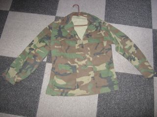Rothco Military Issue Mens Medium Sized Camouflage Coat Uniform Guc photo