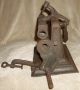 Antique 1875 Crown Fluting Iron Laundry Press Crimper Cast Iron American Machine Other Antique Home & Hearth photo 1