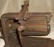 Antique 1875 Crown Fluting Iron Laundry Press Crimper Cast Iron American Machine Other Antique Home & Hearth photo 3