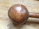 Vintage African Knobkerrie Knob Kerrie South African Hardwood War Club Zulu Other African Antiques photo 3