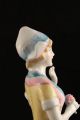 Rare Porcelain German Half Doll Carl Schneider Dutch Hat Girl 14463 Arms Away Pin Cushions photo 9