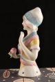 Rare Porcelain German Half Doll Carl Schneider Dutch Hat Girl 14463 Arms Away Pin Cushions photo 4