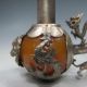Chinese Old Antiques Handmade Jade Silver Pipe Leading Other Antique Chinese Statues photo 1