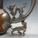 Chinese Old Antiques Handmade Jade Silver Pipe Leading Other Antique Chinese Statues photo 2