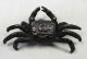 A221: Chinese Copper Ware Triadic Crab Statue With Good Atmosphere Other Antique Chinese Statues photo 1