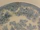 Wedgwood Asiatic Pheasants Blue Transferware Plate Antique Transfer Luncheon Plates & Chargers photo 2