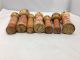 Vintage Japanese Wooden Kokeshi 7 Dolls Made In Japan Other Japanese Antiques photo 5