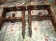 Victorian Coffin/casket Folding Stands Pair Each 24 X 16 X 4 In.  When Folded 1800-1899 photo 1