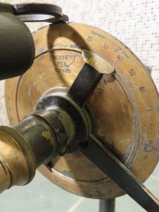 Antique Cast Iron Reichert Wien Polarimeter Spectroscope Scientific Lab Tool photo
