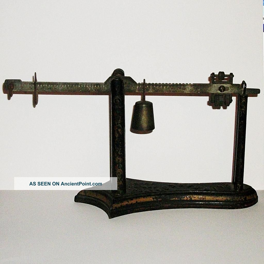 Antique Fairbanks Co Pharmacy Scale Patent April 23 1878 Scales photo