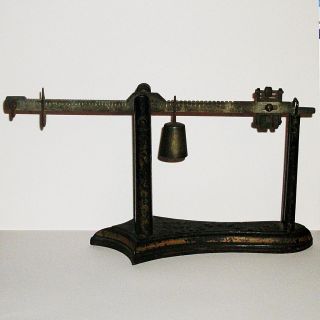 Antique Fairbanks Co Pharmacy Scale Patent April 23 1878 photo