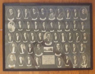 Art Deco Medical College South Carolina Dept.  Pharmacy Class Of 1922 Photo Print photo