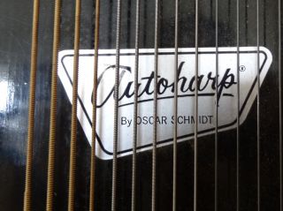 Vintage Oscar Schmidt Autoharp 36 String 15 Cord Chord 1960 ' S With Case photo