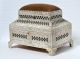 C.  1840 Antique Russian Archangelsk Kholmogory Pierced Bone Sewing Box Casket Baskets & Boxes photo 1