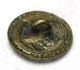 Antique Stamped Brass Button Mother Feeding Young Girl In Chair Buttons photo 1