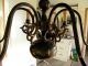 French Massive Old Chandelier 6 Branch Stunning Chandeliers, Fixtures, Sconces photo 2