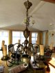 French Massive Old Chandelier 6 Branch Stunning Chandeliers, Fixtures, Sconces photo 4