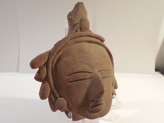 Huge Colima Head Display Shaft Tomb Pre - Columbian Archaic Ancient Artifact Mayan photo
