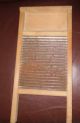 National Washboard Co.  No442 Vntg Americana Wood Metal Made In U.  S.  A. Primitives photo 1
