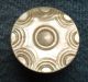 Remarkable Old Antique 18th C Colonial Carved Mop Shell Button W/ Metal Shank Buttons photo 1