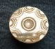 Remarkable Old Antique 18th C Colonial Carved Mop Shell Button W/ Metal Shank Buttons photo 3