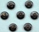 7 Antique Victorian Lacy Silver Luster Glass Buttons Buttons photo 1