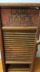 Rare Vintage Wood Wall Dubl Handi Washboard Medicine Cabinet Country Style Primitives photo 8