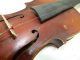 Vintage/antique Full Size 4/4 Scale German Strad Copy Violin W/ Old Coffin Case String photo 10