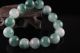 Natural 12mm Jade Jadeite Round Beads Stretchy Jade Bracelet 106 Bracelets photo 1