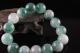 Natural 12mm Jade Jadeite Round Beads Stretchy Jade Bracelet 106 Bracelets photo 3
