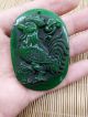 Old Hand - Carved Jade Chinese Zodiac Chicken Amulets Pendant Collect A0324 Necklaces & Pendants photo 1