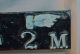 19thc Lamoine Maine Me Partridge Cove 2mi Metal Road Sign Metalware photo 5
