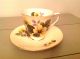 Vintage Elizabethan Tea Cup And Saucer Pale Yellow With Floral Design Cups & Saucers photo 7