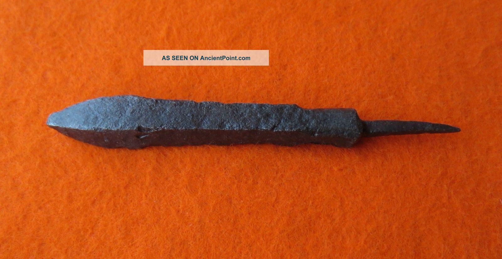 Medieval Crossbow Bolt,  Iron,  35 Gramm,  102 Mm (be2) Other Antiquities photo