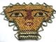 400 B.  C Ancient Egypt Ptolemaic Period.  Xxx Dynasty Faiance Funeral Death Mask Egyptian photo 1