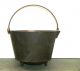 Vintage ? Cast Iron 3 Footed Kettle 7 Antique Cookware Old Stock Other Antique Home & Hearth photo 3