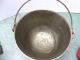 Vintage ? Cast Iron 3 Footed Kettle 7 Antique Cookware Old Stock Other Antique Home & Hearth photo 5
