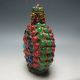 Tibet Old Handwork Turquoise Coral Beads Snuff Bottle Snuff Bottles photo 2