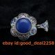 Tibetan Silver Cloisonne Inlay Lapis Lazuli Pendant 2 Necklaces & Pendants photo 1