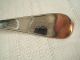 Whiting Sterling Silver Sifting Spoon Bead Pattern Dated 1898 & Name On Handle Flatware & Silverware photo 2